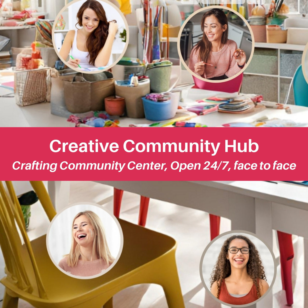 Pressed Flower Collective: Community Creative Meeting Hub - Microfleur